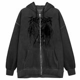 New Hoodie Jersey Women Loose Street Sports Zipper Open Shirt Y2k Coat