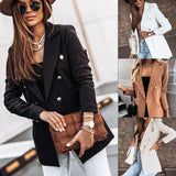 New Thin Women Fashion White Black Blazers and Jackets 2023 Button Office Suit Coat Ladies Elegant Outwear Chic