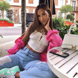 Women's Clothing 2025 Summer New Loose Cotton Pocket Dress Long-Sleeved Shirt Top