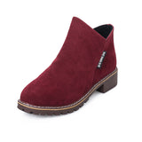 Women's Boots Autumn And Winter Grinding Party And The Korean Version Of Martin Boots Women's Casual Large-Size Short-Bobine Cotton Boots