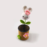 Zingj New Knitting Sunflower Pen Holder Hand Woven Wool Pen Holder Teacher's Day To Send Teachers Friends