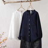 Women's Long Sleeve Shirt Women's Double Cotton T-Shirt Soft Comfort Women's Long Sleeve Shirts In Fall