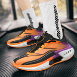 New Hollow Popcorn Soft-Soled Running Shoes Men's Training High-Ball Shock-Absorbing Breathable