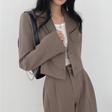 Zingj Suit Jacket Female 2024 Spring And Autumn Small Korean Fried Street New Version Of Casual Suit Jacket