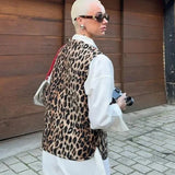 Women's Clothing INS Explosive Leopard Ripple Vest - Long-Term Stocking Assured