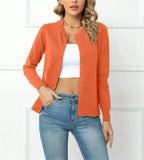 And Winter Solid-Colored Cardigan Coat New Knitted