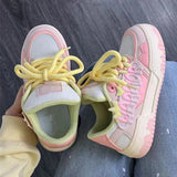 Thick-Soled Shoes Women 2025 Autumn New Student Running Sneakers Dopamine Casual Shoes