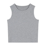 Zingj Women's Wear 2023 Summer Sleeveless Black Inside With Sexy Short Outside