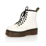 New Women's Boots Martin Boots High-Quality Autumn And Winter Pine Cake Thick-Bottomed Punk Women's Short Boots Fashion Women's