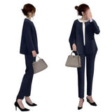 Quality Autumn 2025 New Commuter Top With Pocket-Round Cardigan + Suit