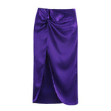 Summer New Silk Hysm Texture Hanging Neck Dress 3203317 Vatry Dress