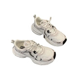 Old Dad Shoes Women's Shoes 2025 Autumn New Sports Shoes Four Seasons Mesh Breathable Casual Small White