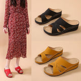 Summer Slope And Low-Top Round Head Sewing Solid Color Hollow Casual Cross-Size Cold