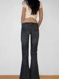 Cloth Forget The Street To Do Old Water Wash Low-Rise Micro-Skinny Jeans Retro-Styled Hip Casual
