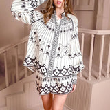 Holiday Leisure Wind 2025 Spring New Fashion Design Collar Lantern Sleeve Shirt Shorts Suit