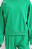 Tracksuit Sweatshirts Set Women Two Piece Set Autumn Pullover Loose Sweatpants And Sweatshirts For Women Set Wide