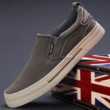 The Autumn Of 2025, The New Men's Shoes Casual Fashion Men's Canvas Shoes Daily Comfortable Flat Bottom Low-Top Shoes Men's Men's