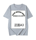 Pattern Printed T-Shirt Small Batch Order Stable Short Sleeve Top