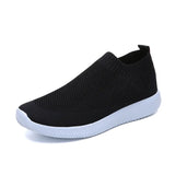 Size Women's Shoes Small White Shoes Women's Mesh Breathable Sports Shoes Summer Running Socks Shoes 46