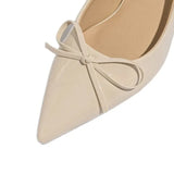 High-Heeled Sandals Women's Large Size 2025 Summer New Pointed Temperament Coarse-Heeled