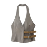 New Belt With Neck Neck Vest Top 1255882 Trousers