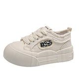 Bottom Low Help Canvas Shoes Women 2025 Spring New Small White Shoes Set Students Sports Leisure Board Shoes