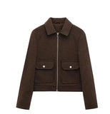 Women's Explosive Zipper Soft Jacket