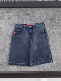 Baggy Denim Shorts Harajuku Y2K Jeans Hip-Hop Vintage Summer Brother 211-1-Outfit
