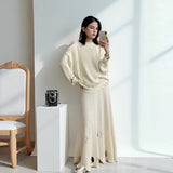 Selling Solid Cotton Jacket Set Zipper Plus Velvet Loose Top Sports Pants