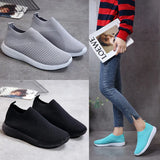 Women's Shoes Large Size 2025 Wish Explosion Of Flying Socks Shoes Elastic Cloth