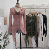 Shooting Retro Irregularly Hollow Knitted Jersey Dress Girl With Hottie Word Shoulder Collar Blouse