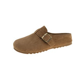 Yellow Birken Shoes Women 2025 Spring Pedal Lazy Man Bag Head Half Slippers Wearing Fashion Muller