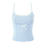 Striped Cami Top And Wrap Mini Skirt Set- Outfit