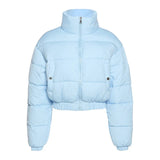 Zipper short padded jacketOutfit