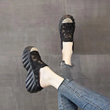 Slippers Women Wear Summer New 2025 Korean Version Of The Hong Kong Flavor Fashion Cold Slippers Women Height Half