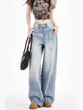 Zingj New Spring 2024 Model Is Loose, Thin, High Waist And Light Straight
