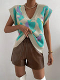 Collared Threaded Silk Sweater Temperament Fashion Knitted