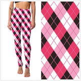 Plaid Printed Fashionable Slimming Cropped