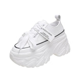 Spring And Autumn Father Shoes Female Net Red Platform Casual Sports Shoes Korean Version With Students Running Fashion Sports
