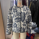 Women's ZA Fashion Autumn New Printing Thick Loose Leisure Cotton