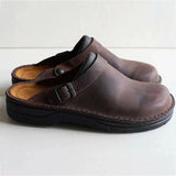 Bottom Slope And Generous Head Behind The Empty Shallow Mouth Men Casual Big Size Single Shoes Sandals