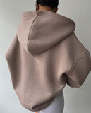 New Plus Velvet Hooded Printing Long-Sleeved Base With Sweater V-Neck