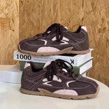 De-Speakers Women 2025 Spring And Autumn New Daily Exploding Flat Agam Shoes Lightly Casual Sports Running