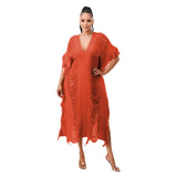 Zingj New Women's Handmade Knitted Hand-Through Tassel