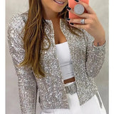 Pretty Spring Fashion Sequined Casual