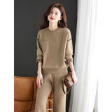 The Autumn Of 2025, The New Women's High-End Fashion Suit Is Age-Old And Fat Mm Hidden Meat Leisure Two