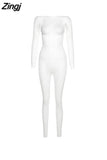 Women Autumn 2023 New Black Sexy&Club High Street Hook Flower Hollow Out Solid Elastic Skinny Mesh Spliced Chic