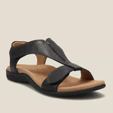 Lady Plus-Size Flat-Bottomed Sandals 43 Large-Size Casual Flat-Bottomed Fish-Billed Sandals