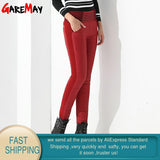 Women's Trousers Winter 2023 New Winter Pants Women White Color High Waist Duck Down Pants For Women Female Thick