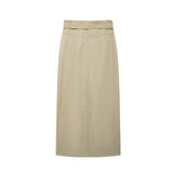 New Folded Loose Vest 0518251 Straight Skirt